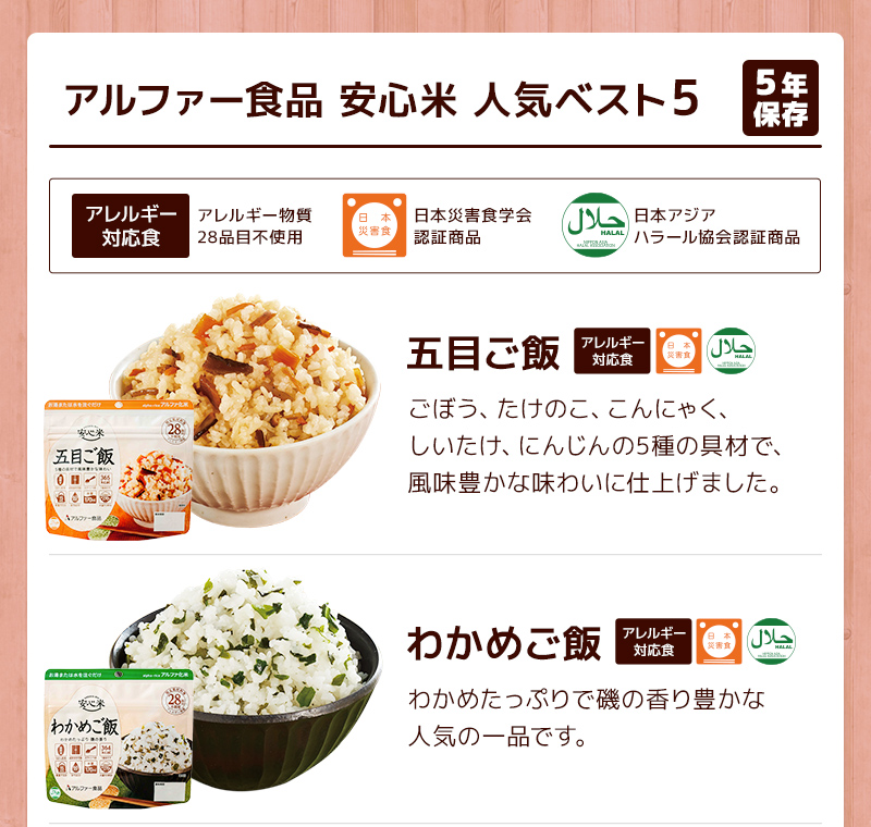 ヤマックスオリジナルアルファ米セット アルファ米人気ベスト5【5年長期保存】 Amazon | ヤマックスオリジナルアルファ米セット アルファ米人気