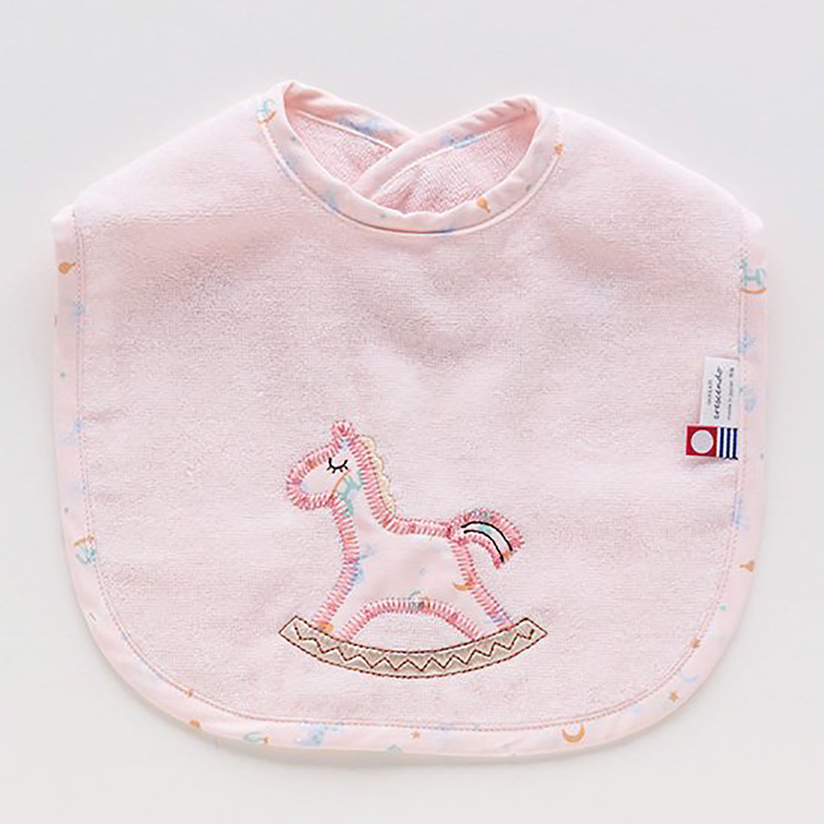 HERMES ベビー用スタイ 馬と子供の刺繍 【公式通販】