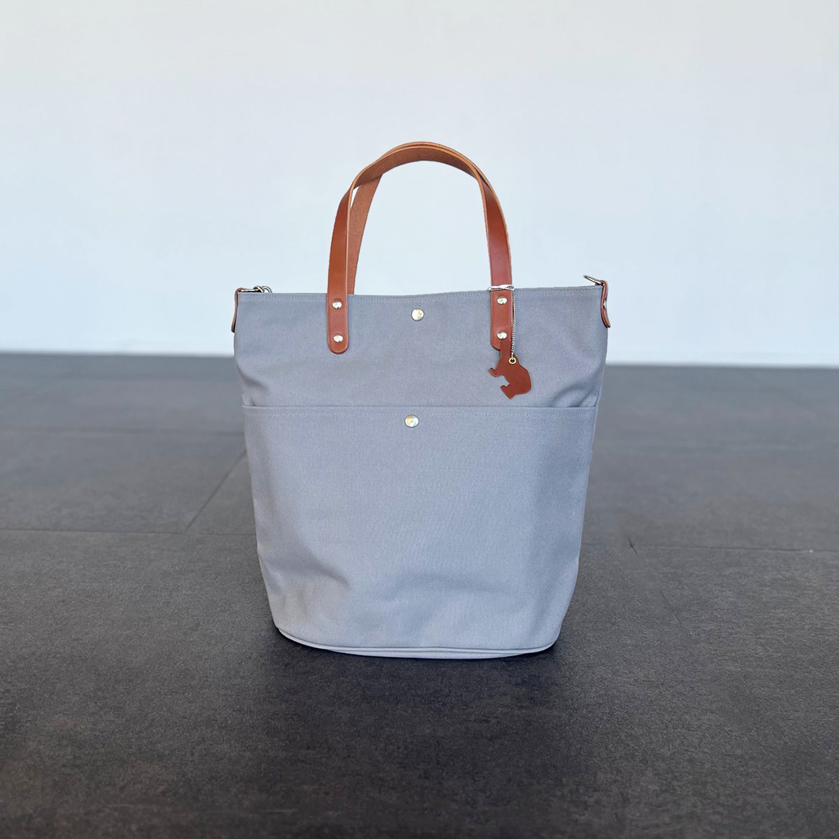 DOUBLELOOP】JOURNEY resort tote “LARGE”「フランス×ネイビー」 / 帆布トートバッグ | 藤巻百貨店 リブ イン コンフォート　整とん上手な高島帆布トートバッグ