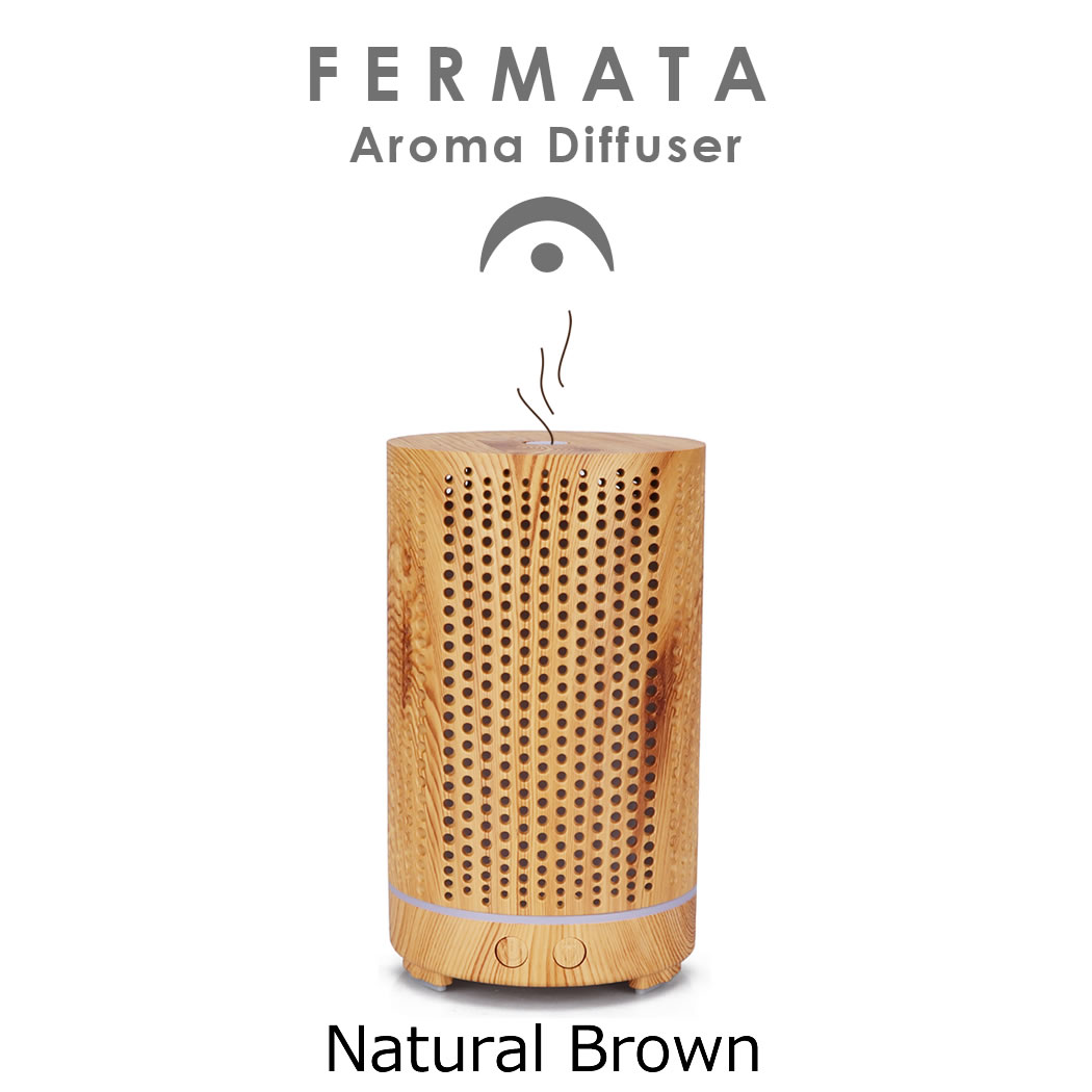 フェルマータ ウッド調 アロマディフューザー FERMATA Wood grain 超音波加湿器 卓上 ミスト 清潔 ポータブル コンパクト AC コンセント 6畳 おしゃれ |  | 01