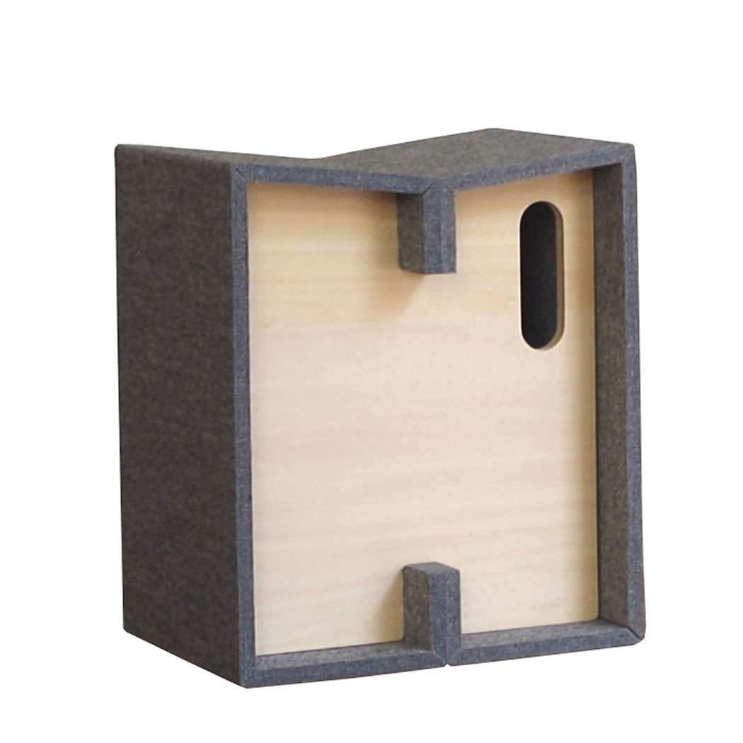 abode アボード 家具 MIZO PLY - Small スツール フェルト 折り畳み 持ち運び 軽量 椅子 レッド グレイ ブラック 野木村 敦史 吉川 聡志 デザイナーズ家具 |  | 02