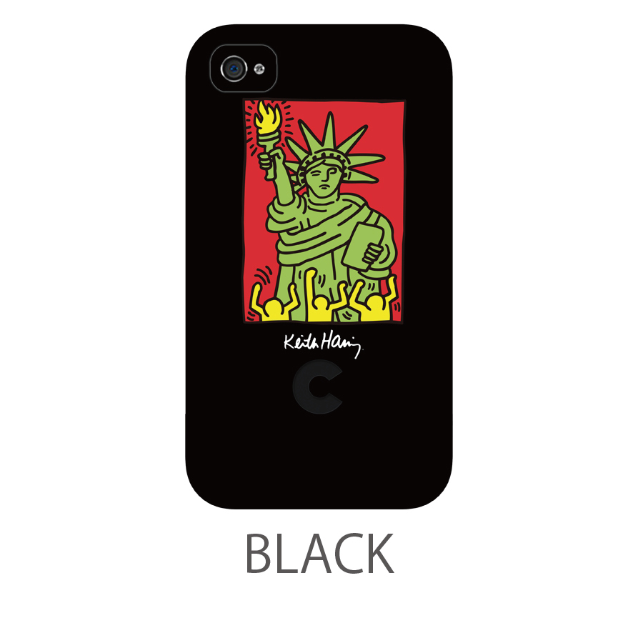 Keith Haring Bezel Case for iPhone 4/4S - NY(972008-ブラック/ホワイト) ビビッドカラーにKeith Haringオリジナルアート iPhone4専用ケース在庫限り｜yo-ko｜02