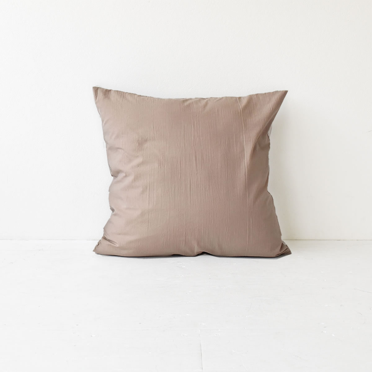 クッションカバー 60×60 コットンワッシャー くつろぎシリーズ 全3色