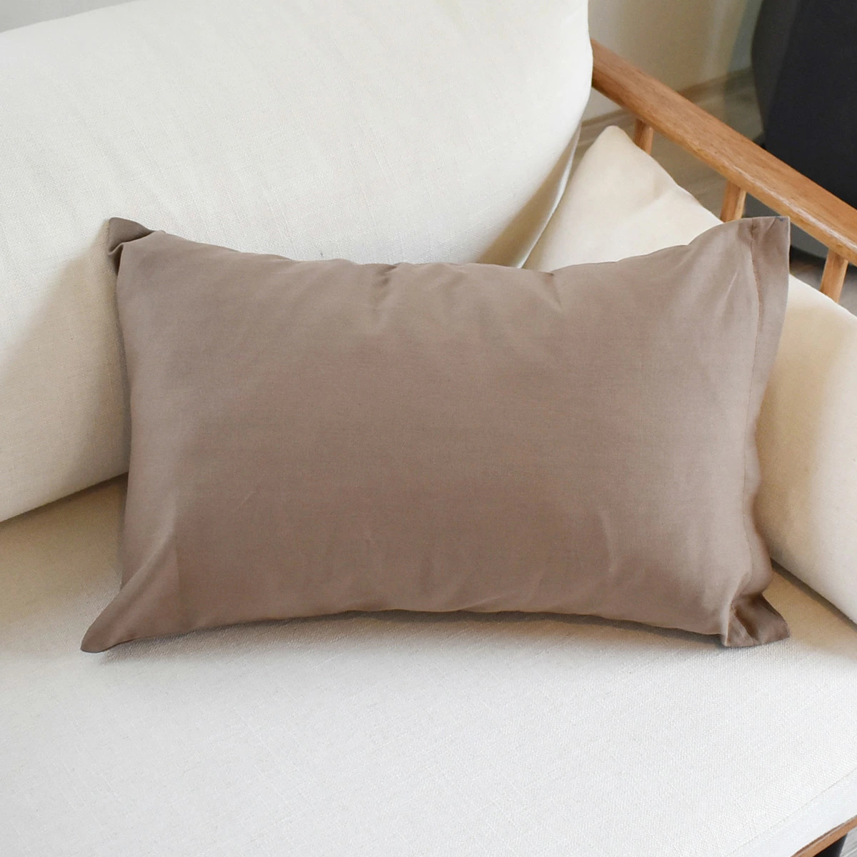 カラーオックス クッションカバー 55×35 long 綿100％の中厚生地で丈夫