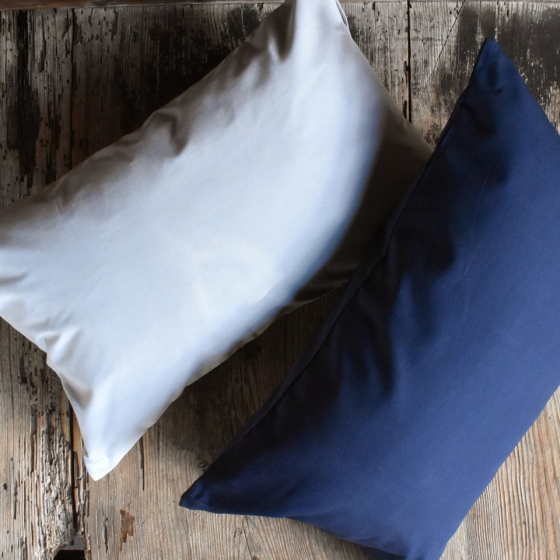 クッションカバー 55×35 long オックスフォード 綿100％の中厚生地で