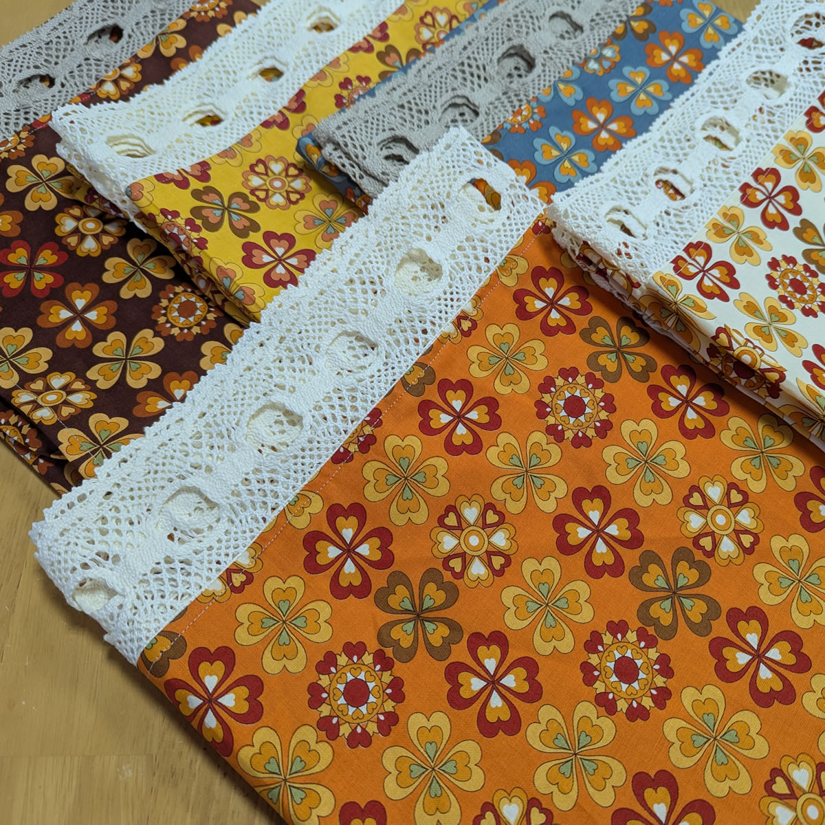 カフェカーテン105×56cm 北欧モダン・昭和レトロ