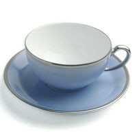 トワエモア ブルー ティー碗皿・大倉陶園