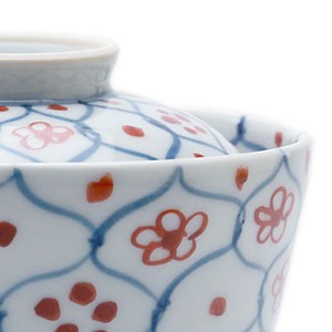 中国　天啓赤絵　花文七寸皿　M　R8969 中国 天啓赤絵 花文七寸皿 M R8969