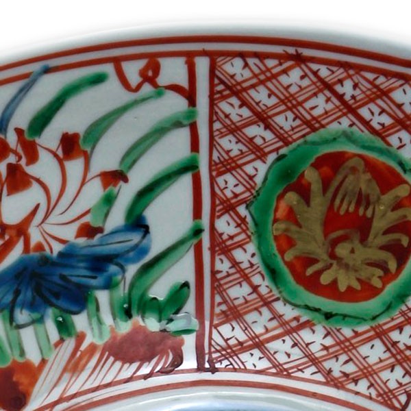 九谷焼:呉須赤絵玉取獅子文鉢・正木春蔵《大鉢・25.5cm》 : 和 九谷焼:呉須赤絵玉取獅子文鉢・正木春蔵《大鉢・25.5cm》 : 和