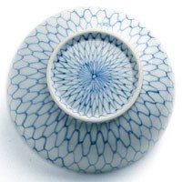 染付網目中鉢・阪東晃司《小鉢・13.7cm》 : 和食器の愉しみ 工芸店よう