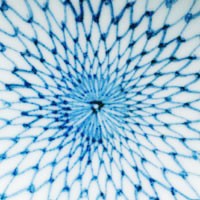 染付網目中鉢・阪東晃司《小鉢・13.7cm》 : 和食器の愉しみ 工芸店よう