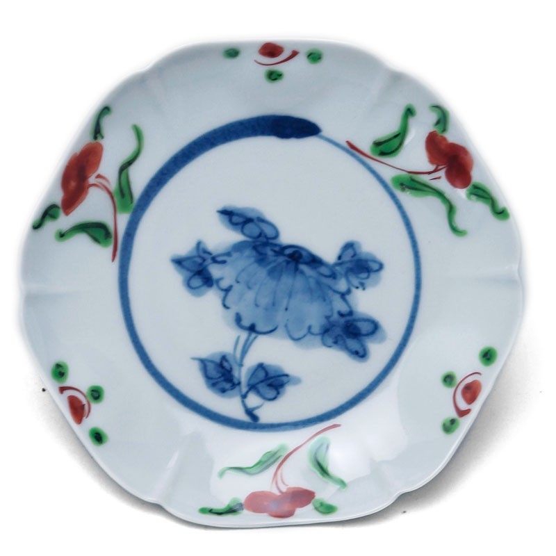 呉須赤絵六角打込皿・土山敬司《小皿・14.0cm》 - ショッピング 呉須赤絵六角打込皿・土山敬司《小皿・14.0cm》 - ショッピング