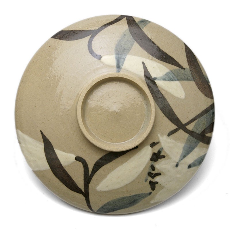 京焼・乾山写ゆり文蓋向付・伏原博之《蓋物・小鉢・250ml・12.5cm