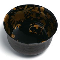 漆器・糸目百花椀・尚古堂