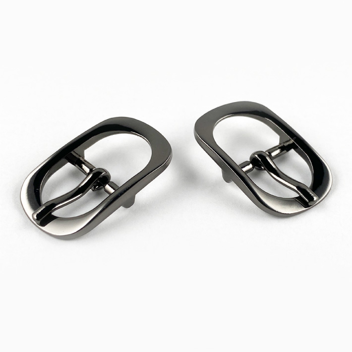 バックル 2個セット 紐通り幅16mm 日型 パーツ 金具 美錠（尾錠