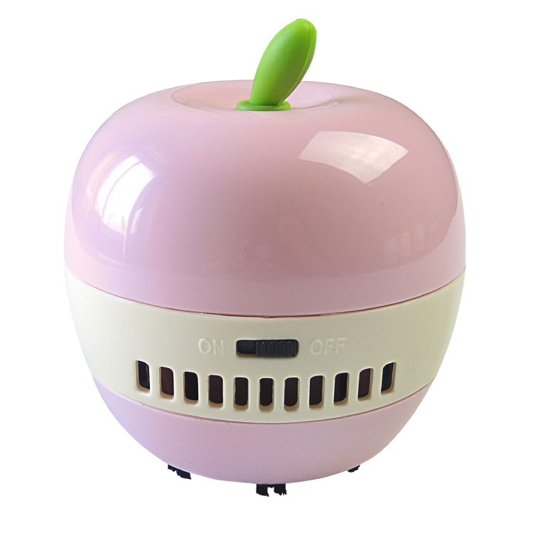 宅配便発送 卓上クリーナー（FU101) リンゴ型 消しゴムのカスやほこりもしっかり吸い取りお掃除します！｜yoijimuhakuba｜02