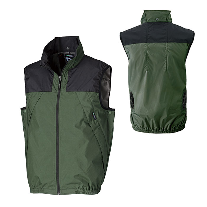 NSP 空調服 ベストのみ 単品 NC-1121 Nクールウェア ファンなし : 養生