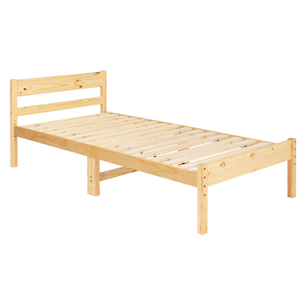 すのこベッド シングル ベッドフレーム すのこ床 MB-5107S 萩原 天然木製 木目調