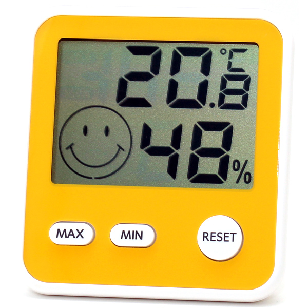 温度湿度計 デジタル かわいい おうちルームデジタルミディ 温湿度計 おしゃれ 冷蔵庫に付けられる｜yojo-sheet-ya｜03