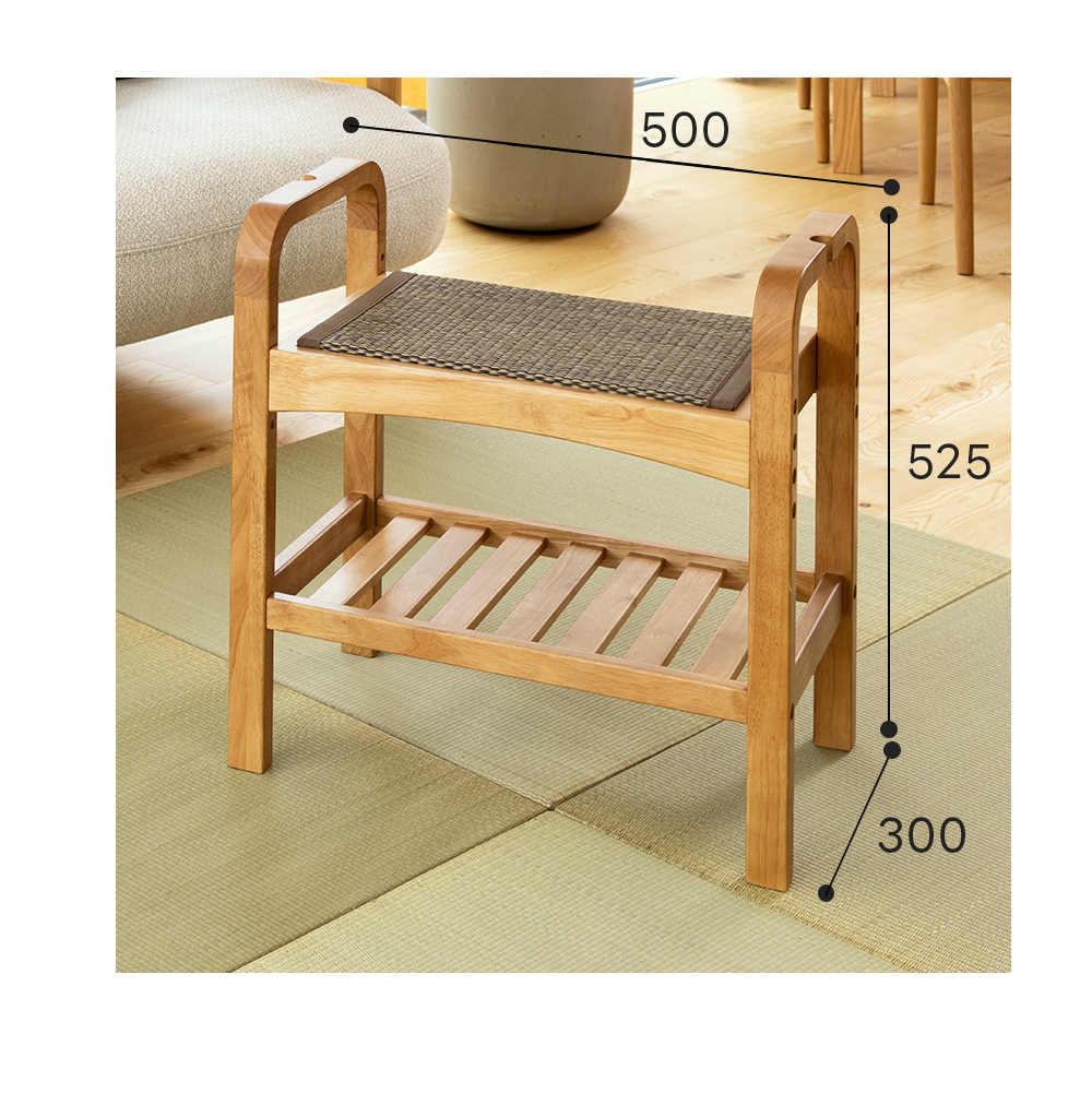 畳ベンチ 腰掛けタイプ 50cm×30cm×52.5cm 1台 大島屋 : 養生材ドット