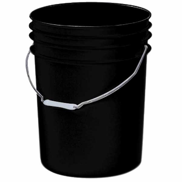 樹脂製ペール缶 業務用大ロット ダイテナー20LS 白/黒 40個 耐薬品性