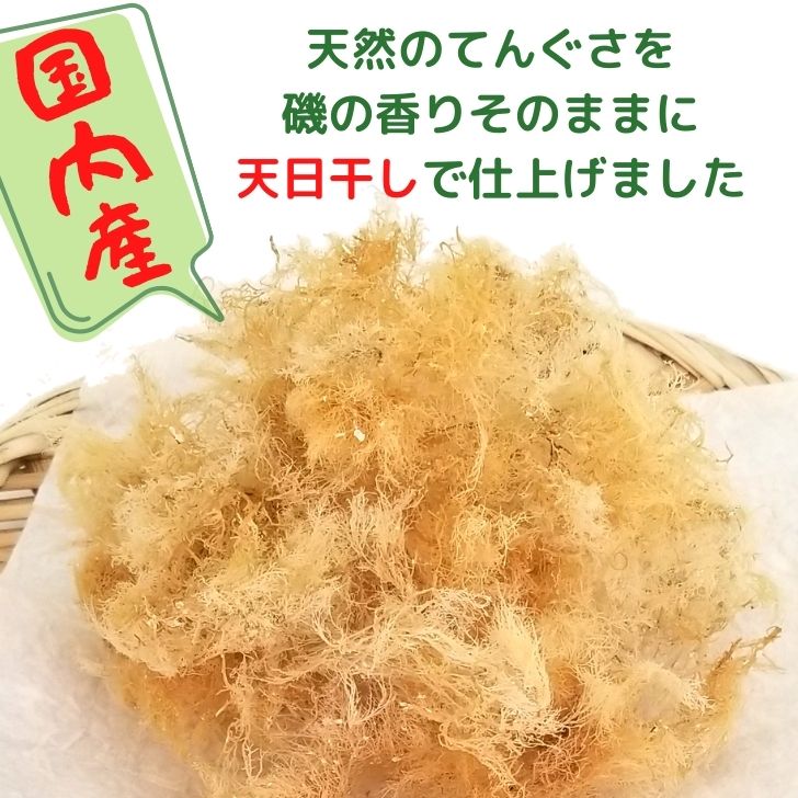 国産 天然 乾燥 てんぐさ 100g 50g × 2袋 ところてん 手作り 材料 心太 天草 テングサ 送料無料