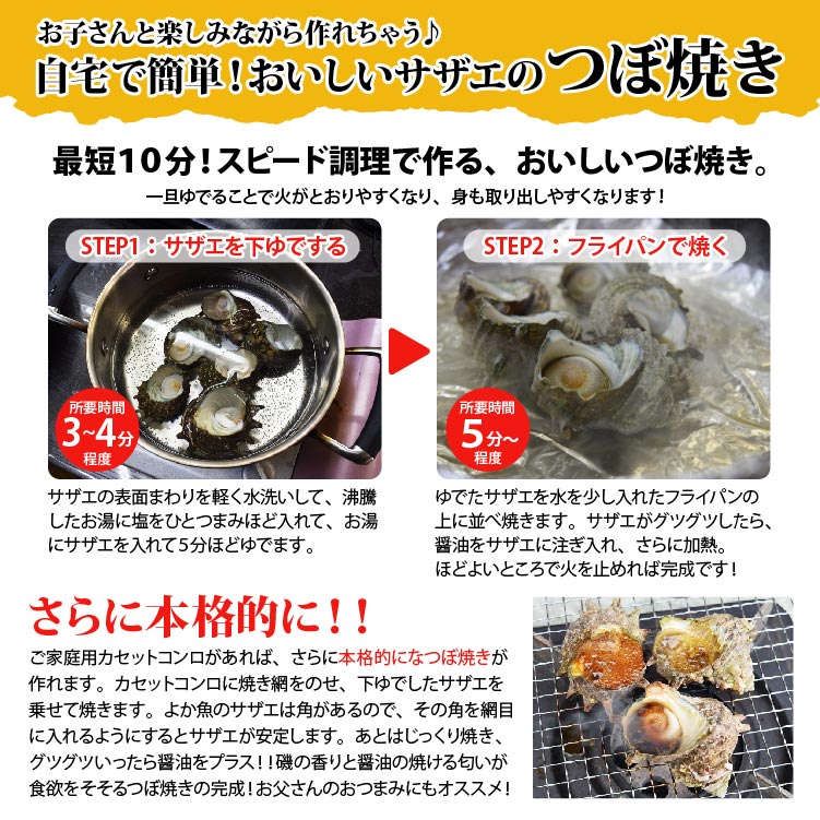 九十九島産サザエ