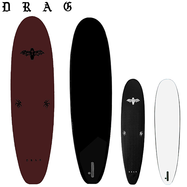 DRAG SURFBOARD THE COFFIN 8 0 SINGLE FIN サーフボード【北海道・沖縄・離島以外送料無料】 :drug23006:THE USA SURF