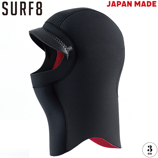 SURF8 サーフエイト 日本製 3MMマグマコアジャージ起毛フード 防寒 メンズ・レディース【83F3C1】｜yoko-nori