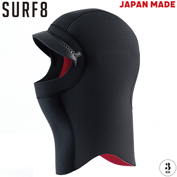 SURF8 サーフエイト 日本製 3MMマグマコアジャージ起毛フード 防寒 メンズ・レディース【83F3C1】 :83f3c1:THE USA SURF