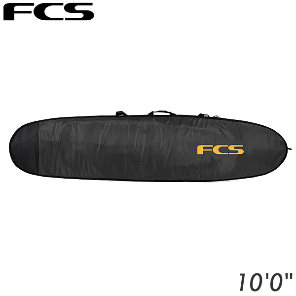FCS エフシーエス サーフボード ハードケース CLASSIC 10'ft Long Board Black/Mango 【BCL-010-LB-BLM】｜yoko-nori