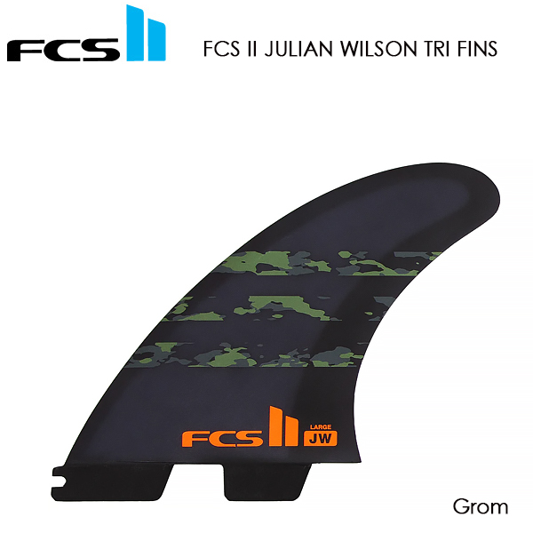 FCS II エフシーエスツー フィン Julian Wilson PC Grom Army Camo Tri Retail Fins :fcs2jwpc:THE USA SURF