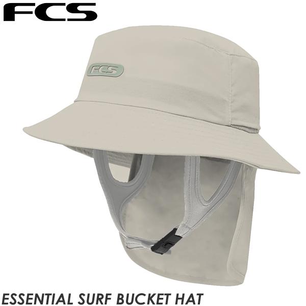 FCS エフシーエス　サーフキャップ Essential Surf Bucket Hat Warm Grey｜yoko-nori