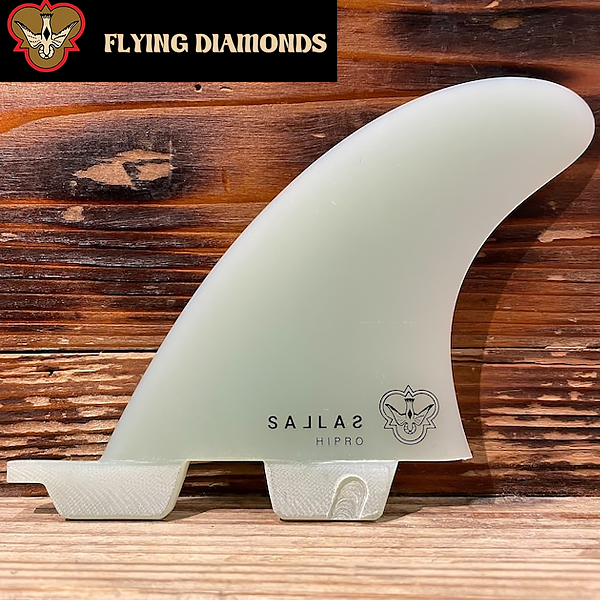 FLYING DIAMONDS フライングダイアモンド KAI SALLAS HP SIDES 4.0 G10 FIBERGLASSカラー CLEAR ロングボード サイドフィン