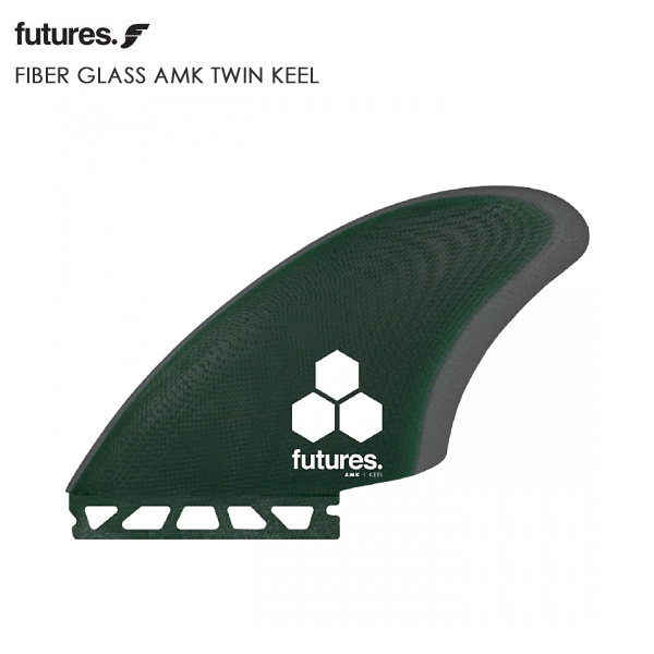 FUTURE FIN フューチャー フィン Futures FIBER GLASS AMK TWIN KEEL サーフィン ショートボード