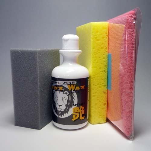 高級カルナバ蝋配合・自動車用ワックス（濃色車用）Leo's Wax 艶・レオ