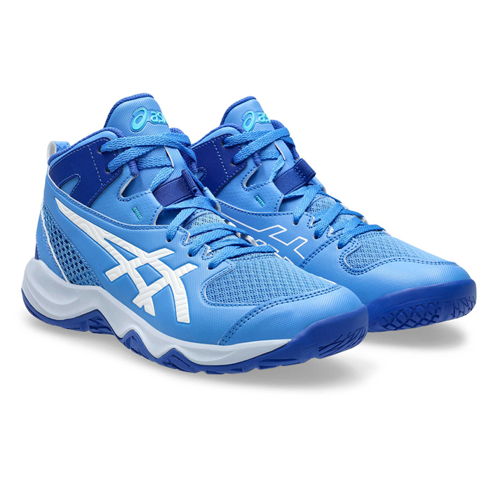 ASICS バッシュ、バスケットボールシューズ（色：グリーン系