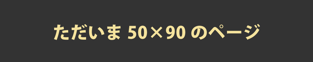 枕カバーの50×90