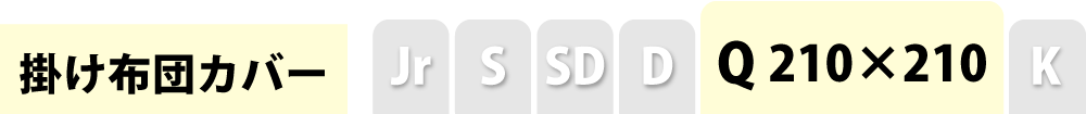 掛け布団カバーのクイーン