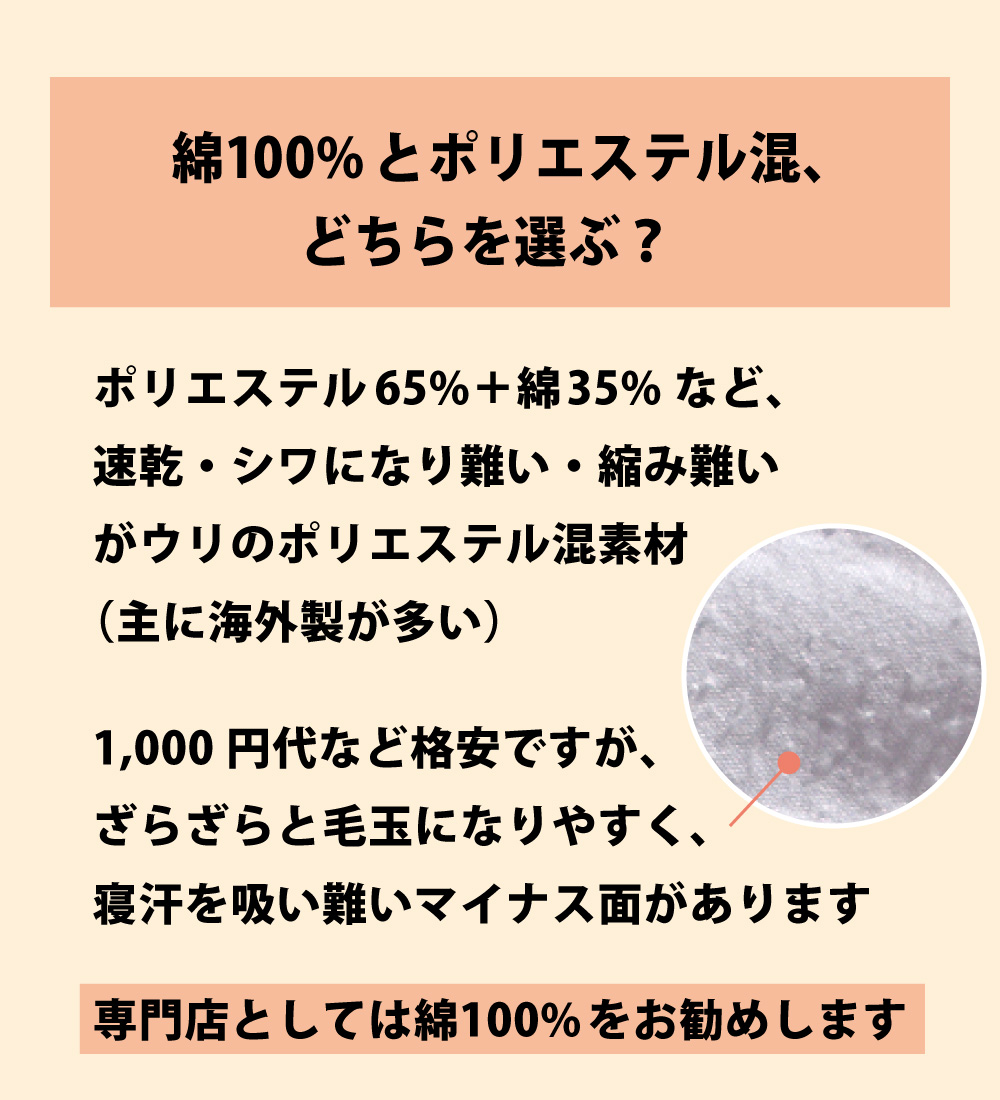 綿100%で肌触りがよい200本ブロード生地の国産白生地の敷布団カバー