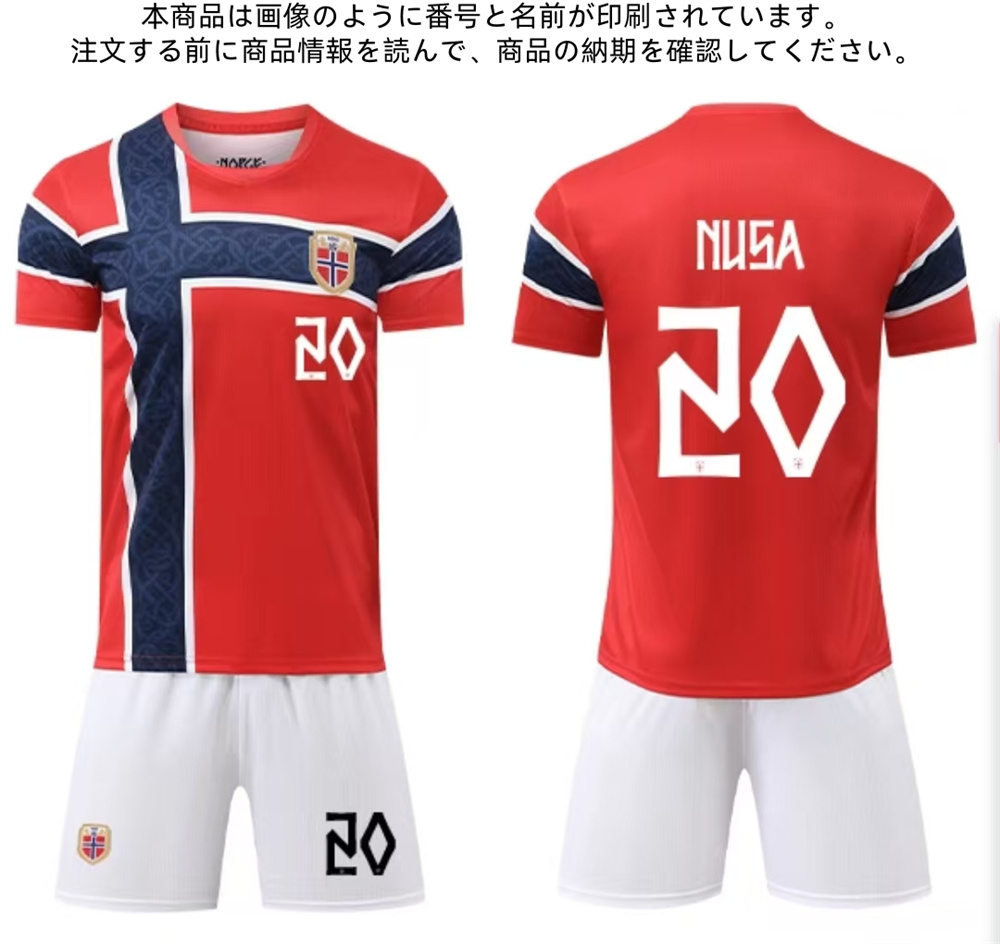 NIKE ノルウェー代表 サッカーユニフォーム（未使用、未開封、Sサイズ） B338 サッカーユニフォーム ノルウェー代表 2026/2030年シーズン