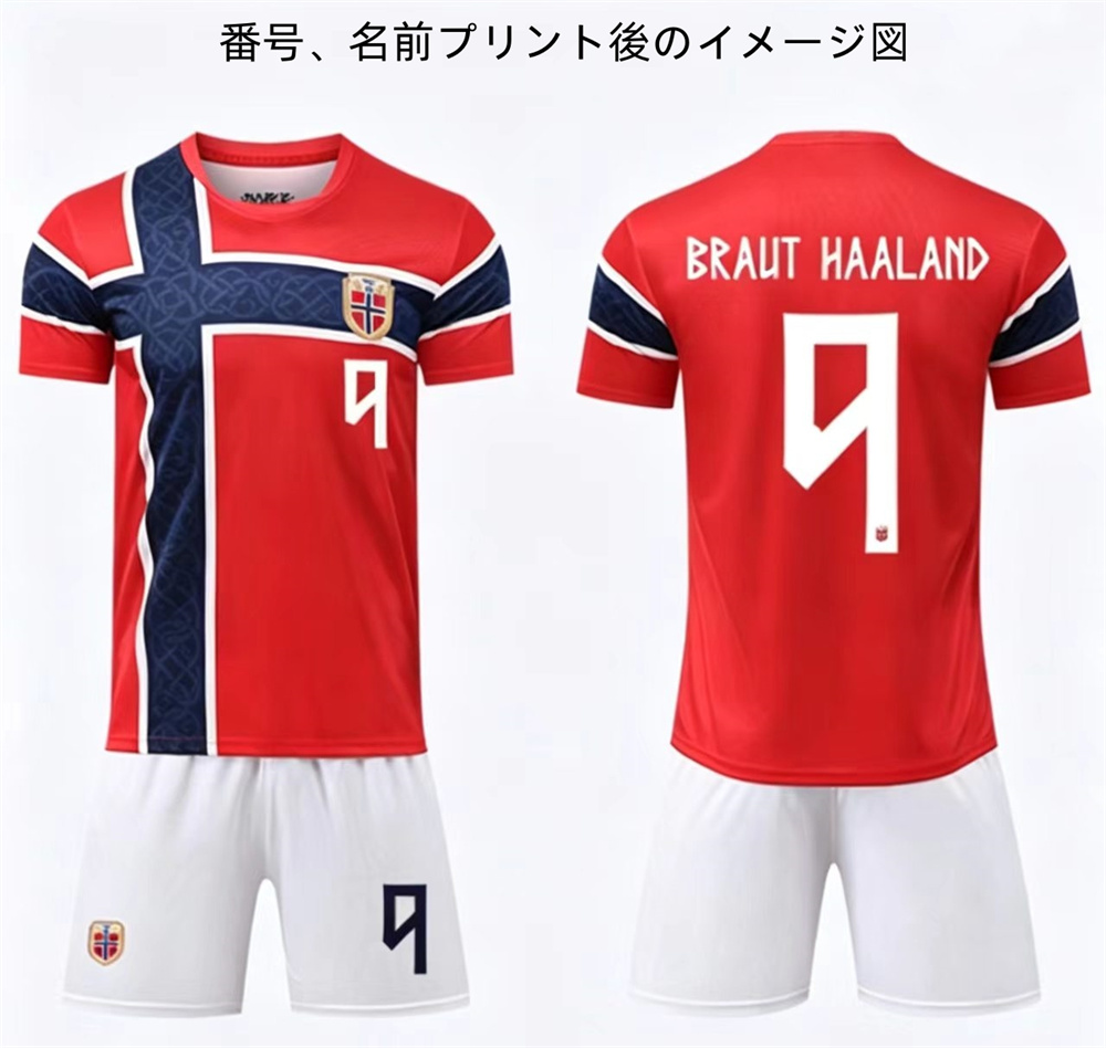 94ノルウェー代表ユニフォーム　ホーム　 サイズM B65 ノルウェー代表サッカーユニフォーム 2026-2030年ホーム 大人用
