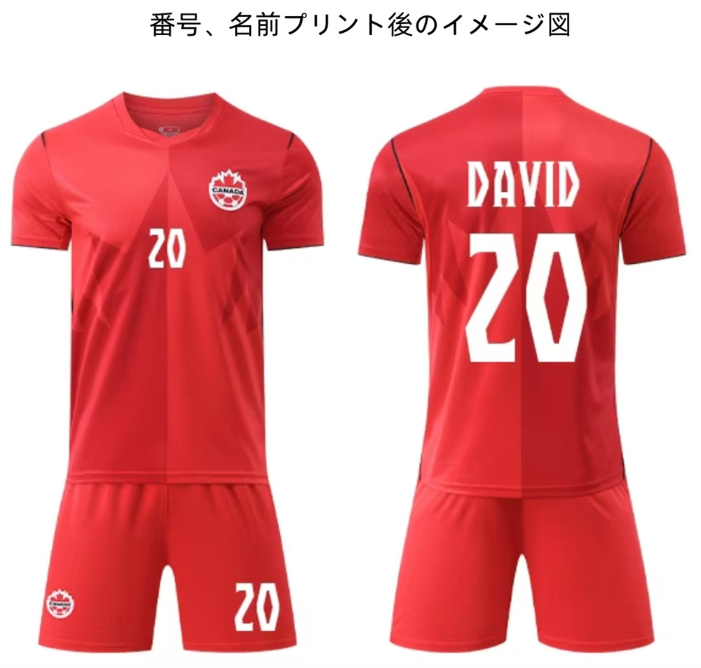 【タグ付き新品】サッカーカナダ代表　ユニフォーム サッカーカナダ代表ホームユニフォーム2026プレイヤーバージョン - J