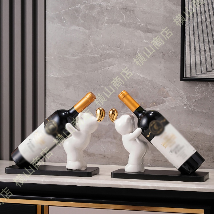 ワイン収納 ボトルホルダー 動物のワインラック シンプルデザイン