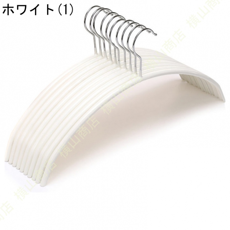 ハンガー おしゃれ 薄い 多機能 20本組 収納ハンガー 軽量で耐久性があります 変形しにくい ステンレスハンガー 携帯便利 アーチ型 - 2