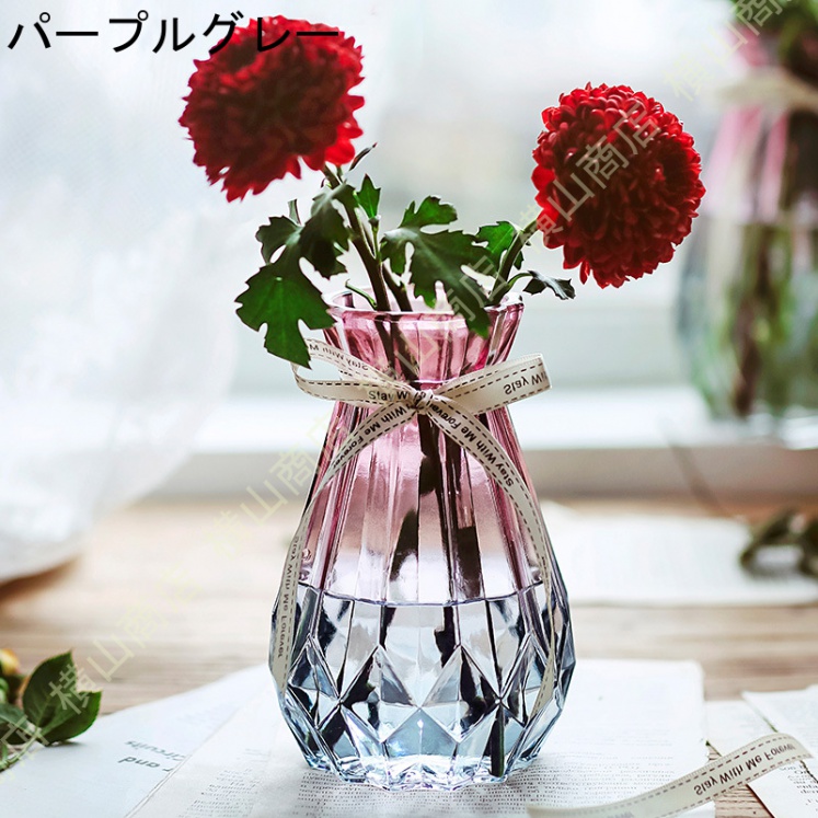 新品入荷 フラワーベース ガラス製 一輪挿し ドライフラワー かびん 置き物 おしゃれ 花器 ガラスボトル 花瓶 ホワイト 18cm 北欧 水栽培  インテリア 大きい シンプル 花瓶、花器