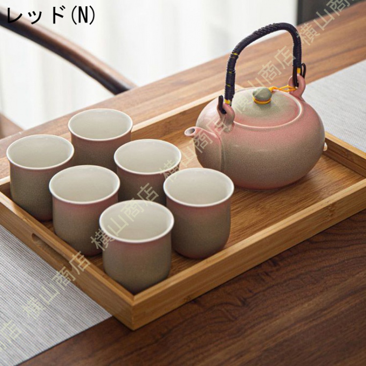 蓋付茶器セット 茶器セット 急須 茶こし付き 湯呑み 陶器 結婚 出産