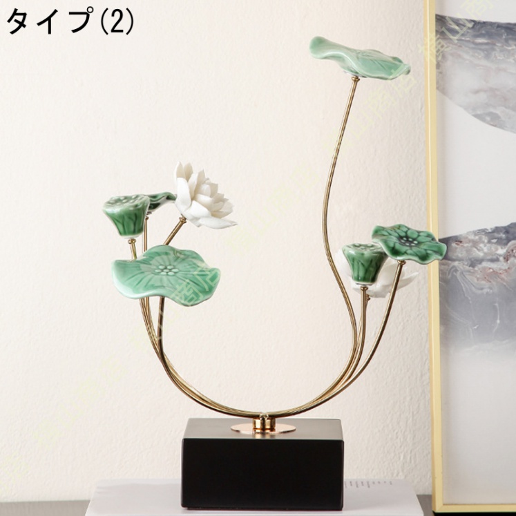 ハスの花 アロマ 美術品 銅 細工 装飾品 置物-