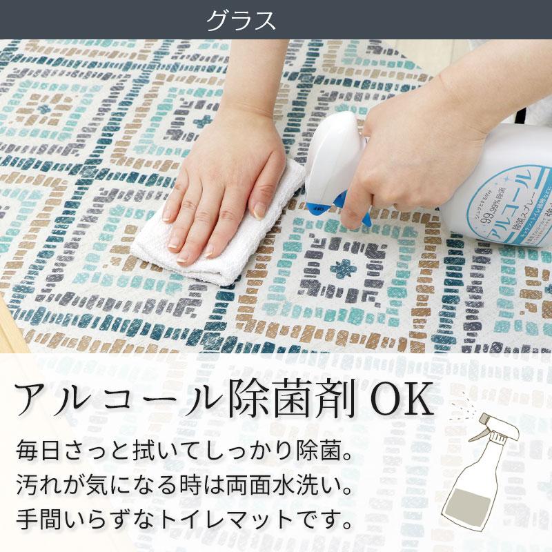 クリアキッチンマット グラス120cm