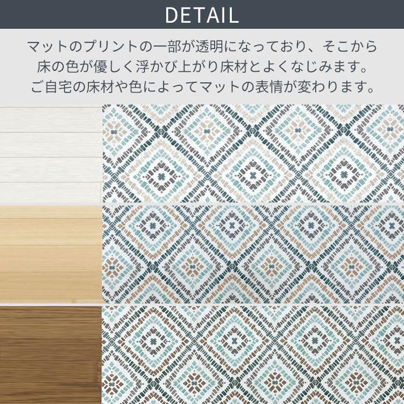クリアキッチンマット グラス120cm
